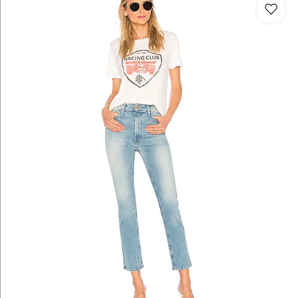 MOTHER The Dazzler Ankle Straight Leg Jeans